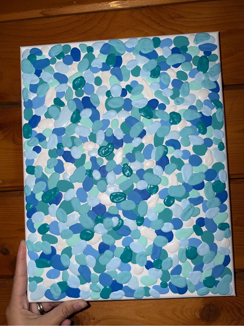 Sea glass painting
